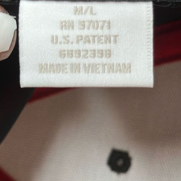 Ohio State Buckeyes NCAA Scarlet & Gray Heathered Pepper M/L Flexfit Cap - Picture 7 of 8